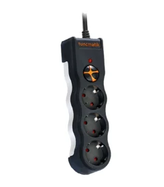 Tunçmatik Powersurge 3’lü Akım Korumalı Priz 1050 Joule Beyaz (1,5 m)
