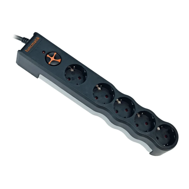 Tunçmatik Powersurge 5'li Akım Korumalı Priz 1050 Joule Beyaz (1,5 m)